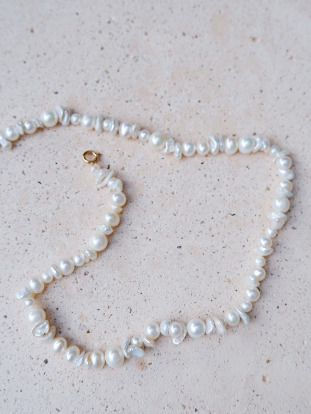 Amber Pearl Necklace